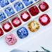 DZ 3010 18x18 mm  square shape crystal fancy stone 